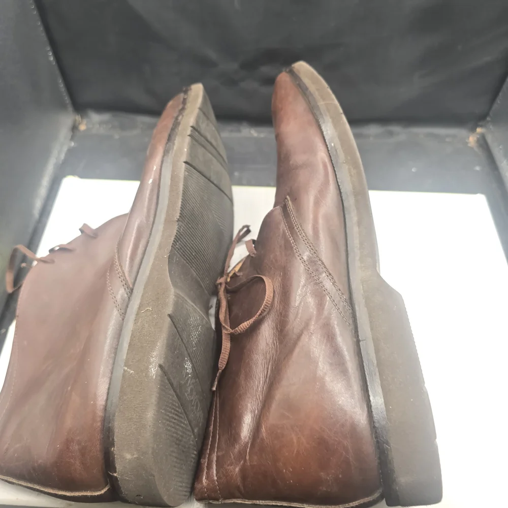Men's Brown Leather‎ Chukka Boots